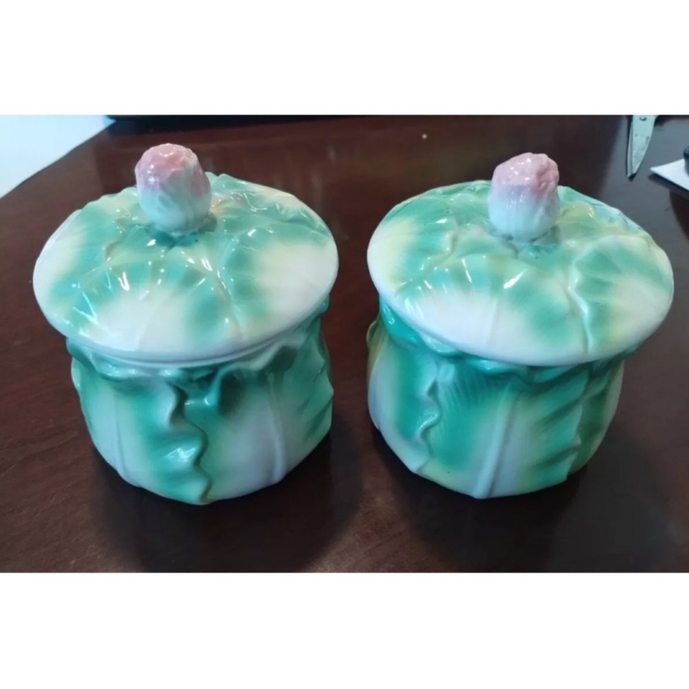 Vintage cabbage jars